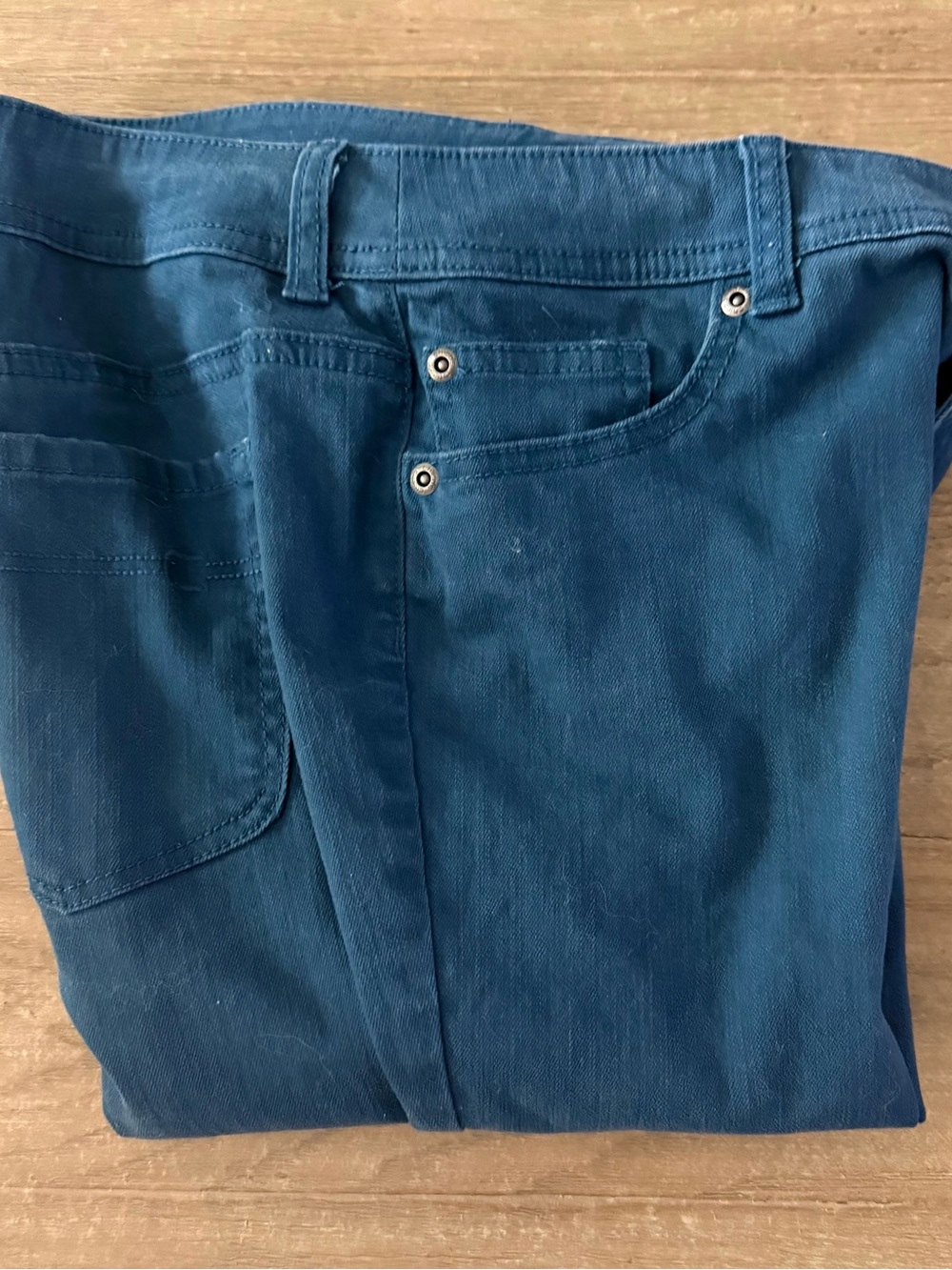 Reduced! Chico's Deep Teal Straight Leg Women's Jeans